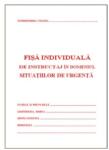  Fisa instruire in domeniul situatiilor de urgenta, A5, coperti carton (TIP136)