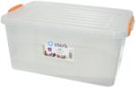 Cutie depozitare plastic, cu capac si manere, 25 L (CD025000)