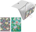 Herlitz Mapa plastic cu elastic, 12 compartimente, Herlitz Lady Like (50044023)