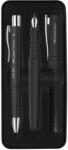 Faber-Castell Set cadou stilou+pix Faber-Castell Poly Ball, negru (FC241050)