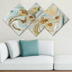 Adana Tablou MDF Iluzion, 4 bucati, Multicolor, 115x60 cm (989EVS1628)