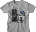  Darth Vader & R2-D2 - Gyerek Póló (gyepolo10)