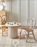 MAXISHOP Italia Collection Scaun pentru copii DESIMI Ratan Violet (521720)