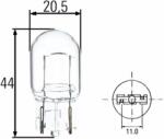 HELLA Bec auto halogen Hella W21W 12V 21W