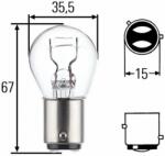 HELLA Bec auto halogen Hella P21/4W 12V 21/4 W