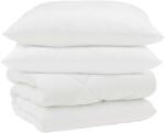 vidaXL Téli takaró párnával 3 pcs Fehér Mikroszál 3377782 (3377782)