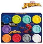 Welora Spiderman gyurma, 10 db-os edényből és formázott fedőből álló készlet, 500g, 3 év+, 22x4x17cm (JM1238580)