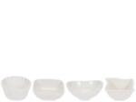 Excellent Houseware Tálaló készlet, 36 darab, porcelán, 36x26x6 cm, fehér (KO-798000060)