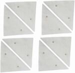 Mercaton 20 db Mercaton mágneses törlő utántöltő háromszög alakú készlet, univerzális méretű, a legtöbb mágneses tisztítórendszerrel kompatibilis, könnyen cserélhető, hatékony a gyors tisztításhoz, fehér színű Ablaktisztító