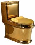  Luksusowa złota toaleta, syfon S, polipropylen, nowoczesny design, automatyczne spłukiwanie