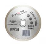 Breckner Disc diamantat continuu fractionat 200x30/25.4mm, segment 10mm pentru gresie, faianta, ceramica dura, marmura Breckner Germany Disc de taiere