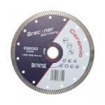 Breckner Disc diamantat turbo 200x30/25.4mm, segment 10mm pentru gresie, faianta, ceramica dura, marmura, granit Breckner Germany Disc de taiere