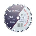 Breckner Disc diamantat turbo segmentat 230x22.23mm, segment 10mm pentru beton armat, piatra dura, pavele Breckner Germany Disc de taiere