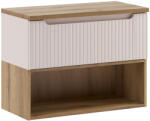 Comad Set dulap Comad Nova Cashmere NOVA CASHMERE 82-80-40-1S, regal Comad Nova Coast Evoke COAST EVOKE UN 81-80-29, NOVA OAK A 89-80 (SETNOCBOAK80CM1SLR)