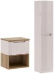 Comad Set dulap Comad Nova Cashmere NOVA CASHMERE 80-35-1D1DK, dulap Comad Nova Cashmere NOVA CASHMERE 82-50-40-1S, COAST EVOKE UN 81-50-29, NOVA OAK A 89-50 (SETNOCBOAK50CM1SLRHCLB)