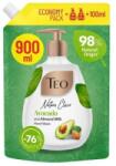 Teo Rezerva Sapun Lichid Avocado si Lapte de Migdale, Teo Nature Elixir, 900 ml