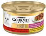 Gourmet GOLD konzrev - grillezett és párolt marha- és csirkehús darabok 85 g, 24+12 db GRÁTISZ