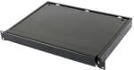 Spacer SUPORT TASTATURA SPACER 1U pentru rack 19", adancime 300mm, pt. cabinete de diferite adancimi, black, "SPKP-1U300-BK-03 (SPKP-1U300-BK-03)
