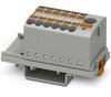 Phoenix Contact Elosztóblokk PTFIX 6/12X2, 5-NS35 GY 0, 5-10mm2, 41/24 A 690 V NS 35/7, 5, NS 35/15, rugós csatlakozás, 3273088 (3273088)