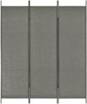 vidaXL Térelválasztók Szürke szövet (280249)