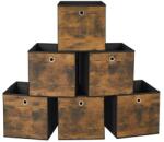 SONGMICS Összecsukható tárolódobozok, 6 kockából álló készlet (RFB102B01)