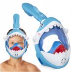 Tsunami Búvármaszk Sznorkelezés Teljes Arc Panoráma Összecsukható Gyerekek (Maska do nurkowania pełnotwarzowa SHARK)