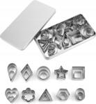 BOTC Süteménykivágó forma készlet 30 db-os rozsdamentes acélból Botc (Forma do ciastek 30)