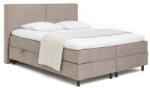 Bonami Szürkésbarna ágyneműtartós boxspring ágy 160x200 cm Elva Bold - Bonami Selection