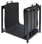 Kaminer Cos pentru Lemne de Foc - 50, 5 x 37 x 50 cm - Negru (00024628)