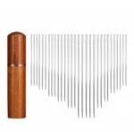 Okazeo Igły do szycia z etui zestaw igieł duży funkcjonalny komplet 30szt (95471274)