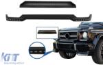 KITT Első lökhárító spoiler LED nappali menetfénnyel és felső spoiler MERCEDES G-osztály W463 (1989-2017) modellekhez, AMG Brabus dizájn, fekete Kompatibilis: Mercedes G-osztály W463 (1989-2017) AMG (COFBS