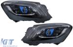 KITT Teljes LED Első Lámpa Mercedes S-osztály W222 (2013-2017) modellekhez, Facelift dizájn, dinamikus irányjelzővel (HLMBW222FLN)