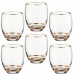 Villa Italia 6 db-os pohár szett 430 ml Quella Gold (KS118-K)