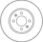 TRW DF1627 Féktárcsa Trw