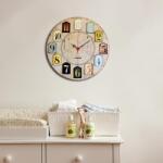 Home Art Ceas decorativ din MDF Home Art, Multicolor, 40x40 cm (238HMA3143)