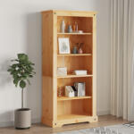 vidaXL Bibliotecă 5 rafturi, pin mexican, stil Corona 81 x 29 x 170 cm (243744) Biblioteca