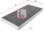 SOFIMA Filtru, aer habitaclu SOFIMA S 4128 CA (S 4128 CA)