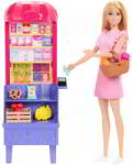 Mattel Barbie Malibu Piaci Stand Készlet Babával
