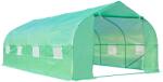 Outsunny Garden üvegház dőlt PE tetővel a zöld növények számára (845-011)