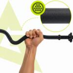 ActiGet hajlított Súlyzórúd 120 cm, 25 mm - Fekete (ACT0009)