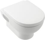 Villeroy & Boch O. Novo vas wc cu capac soft-close agăţat fără margine cu spălare turbionară alb lucios 5C39CLR1 (5C39CLR1)