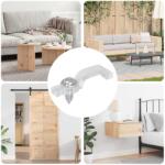 vidaXL LED szalagklipszek 12 pcs Átlátszó 2 x 1 x 0.5 cm (864927)