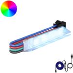 vidaXL LED szalag 24 pcs Fekete és Fehér 150 cm Réz és műanyag (3429135)