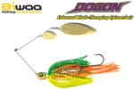 Biwaa Dogon Spinnerbait 3/4oz 21gr 02 Fire Tiger-Gold Blades Spinnerbait 1db (B001563)