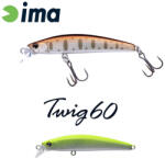 Ima Twing 60S 6cm 6, 5gr 010 Smoke Pearl Chart Wobbler (TW60-010)