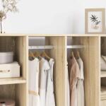 vidaXL Szekrény rúd 2 pcs Ezüst 764 x 15 x 29 mm Alumínium ötvözet (864877)