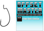 VARIVAS Offset Master Power Bait Finess #1/0 Füles Szakállas Offset Horog 8db (V122902)