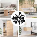 vidaXL Önmenetes Szög 12 pcs Fekete 3, 5 x 12 mm Vas (864500)