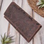 Paolo Peruzzi Vintage Rfid virágmintás bőr női pénztárca Paolo Peruzzi T-25-BR (T-25-BR)