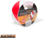 HANDY 11078B veszélyt jelző ragasztószalag, piros-fehér 50mm x 33m (11078B)